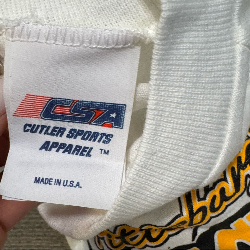 NWT Vintage 90s Pittsburgh Penguins Onsies 12 months NHL - Picture 6 of 10